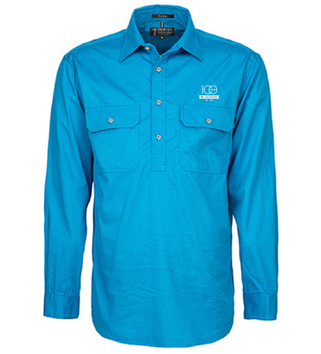 Men's Pilbara Premium Cotton Work Shirt - closed front style