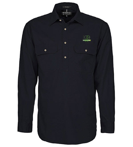 Men's Pilbara Premium Cotton Work Shirt - closed front style