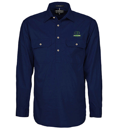 Men's Pilbara Premium Cotton Work Shirt - closed front style