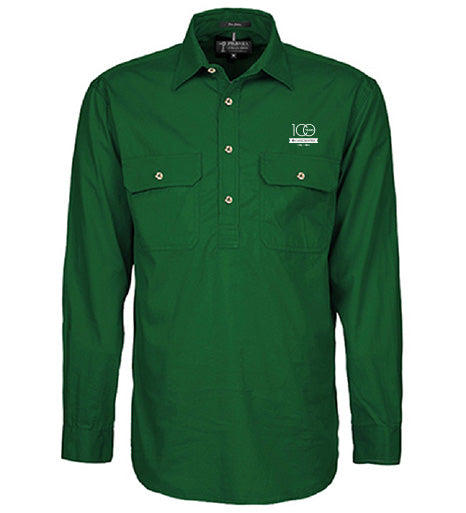 Men's Pilbara Premium Cotton Work Shirt - closed front style