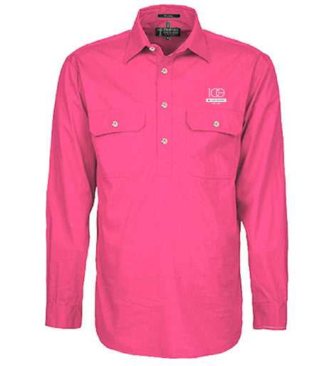 Men's Pilbara Premium Cotton Work Shirt - closed front style