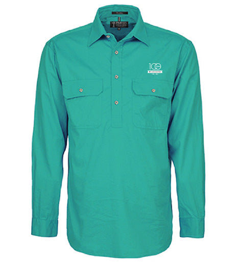 Men's Pilbara Premium Cotton Work Shirt - closed front style