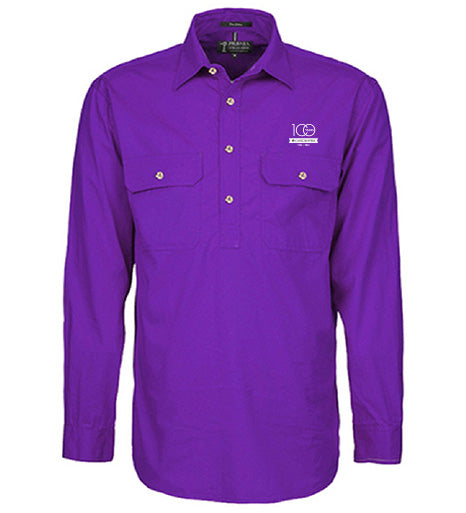 Men's Pilbara Premium Cotton Work Shirt - closed front style