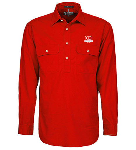 Men's Pilbara Premium Cotton Work Shirt - closed front style