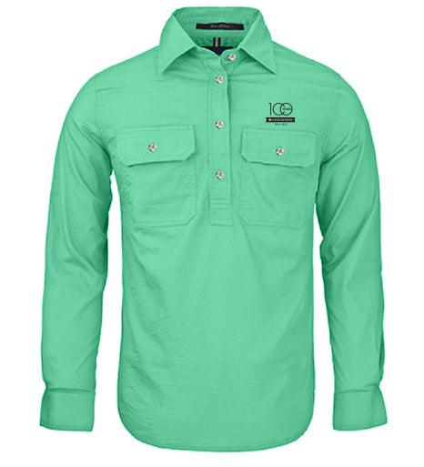 Ladies Pilbara Premium Cotton Work Shirt - closed front style